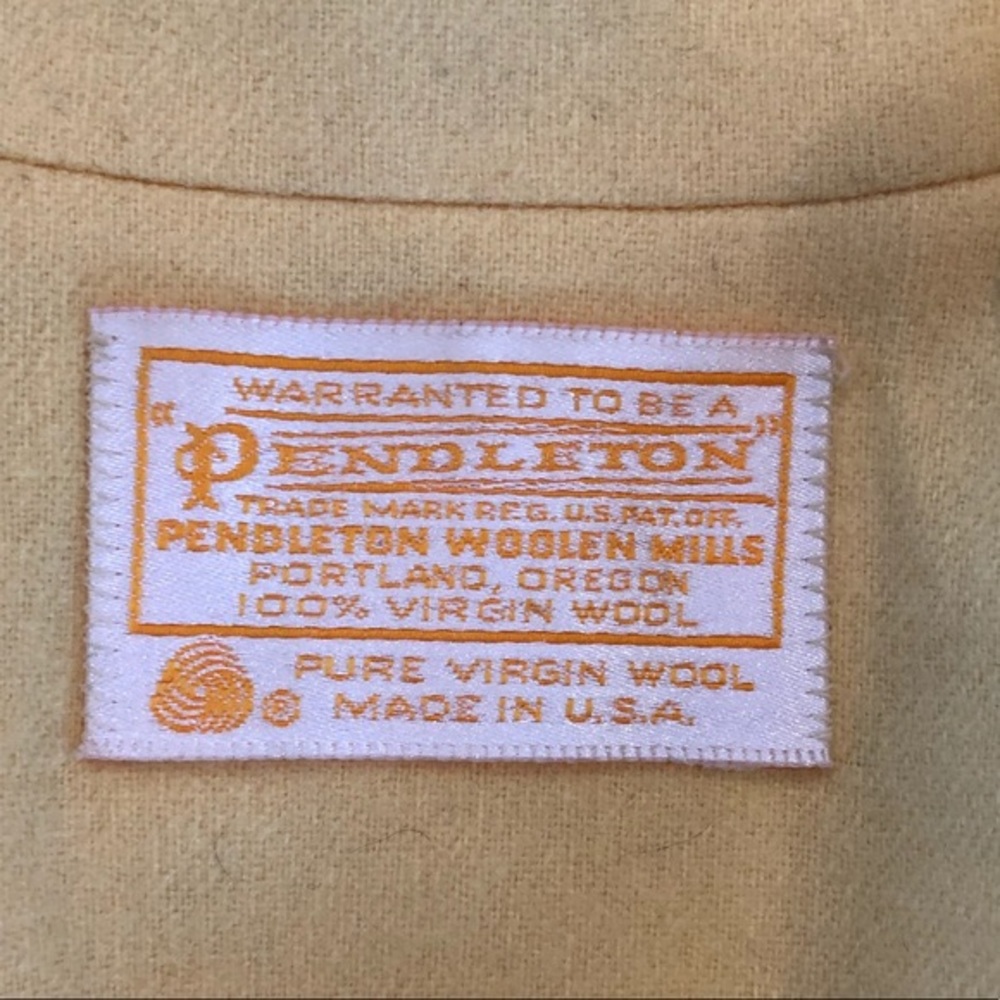 Pendleton Vintage Yellow Wool Blazer - Picture 7 of 8